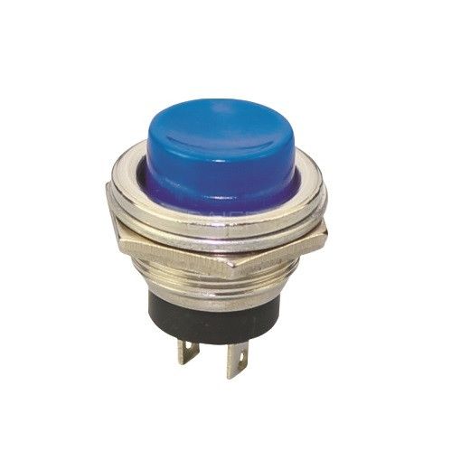 Кнопка нажимна DS-212 OFF-(ON) синя 3А Daier | Зображення 2