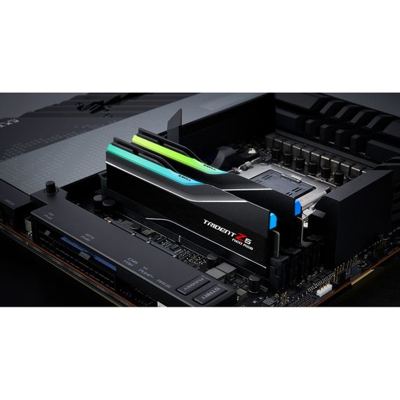 Модуль пам'яті для комп'ютера DDR5 32GB (2x16GB) 6000 MHz Trident Z5 NEO RGB for AMD G.Skill (F5-6000J3038F16GX2-TZ5NR) | Зображення 3