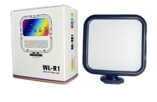 Лампа LED RGB с креплением для телефона WR-R1 | Студийный накамерный свет 3000-7000K | Зображення 3
