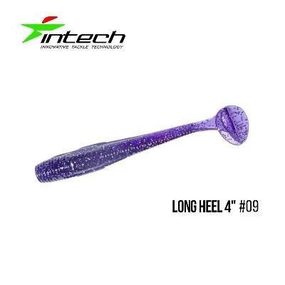 Силиконовая приманка, Съедобный силикон Intech Интеч Long Heel 4"6 шт #09