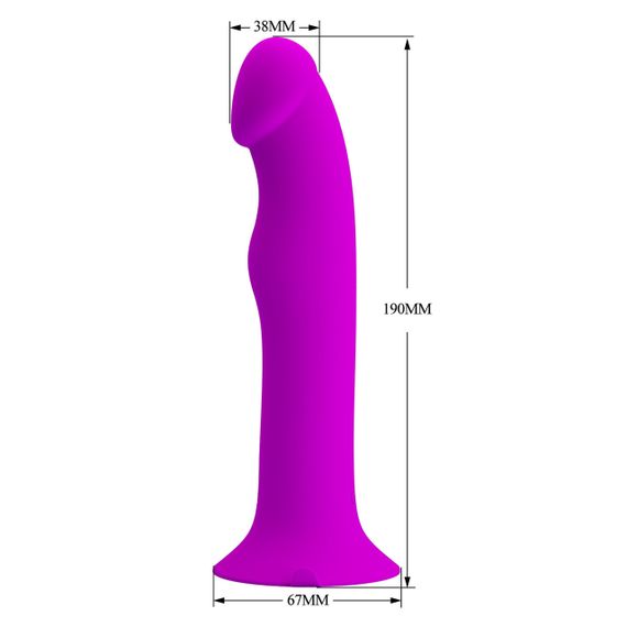 Вибратор PRETTY LOVE Murray PURPLE, 12 vibration functions 12 pulse wave settings Suction base Sex Aura | Зображення 3