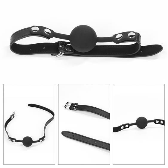 Набір БДСМ - Deluxe Bondage Kit (маска, вібратор, кляп, пір'їнка) Sex Aura | Зображення 3