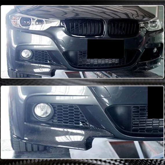Накладки на передній бампер Flap (для F34 M-Sport, Карбон) для BMW 3 серія F-30/31/34 2012-2019 рр | Зображення 3