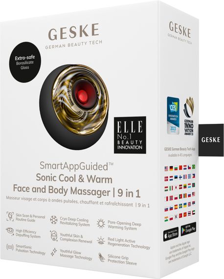 Масажер для обличчя та тіла GESKE Sonic Cool&Warm Face and Body Massager 9в1 gray | Зображення 7