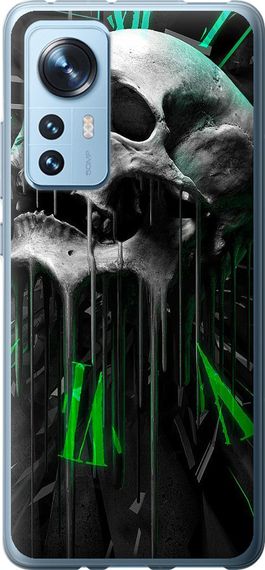 Чехол на Xiaomi 12 Череп-часы "4100u-2555-17620"
