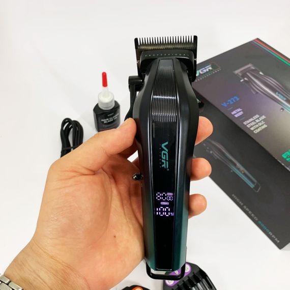 Акумуляторна машинка для стрижки VGR V-273 GREEN | Зображення 2