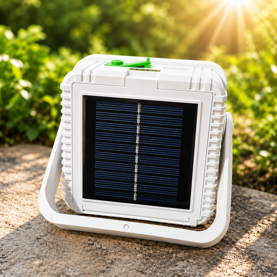Аккумуляторный светодиодный фонарь Solar Camping Light XK-T07 с солнечной панелью USB-зарядкой и подвесным крючком Белый | Зображення 2