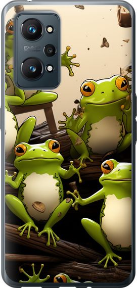 Чехол на Realme GT Neo 2 Жабки "5656u-2489-17620"
