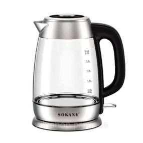 Электрочайник Sokany SK-SH-1069 Electric Kettle 2000W 2l прозрачный чайник