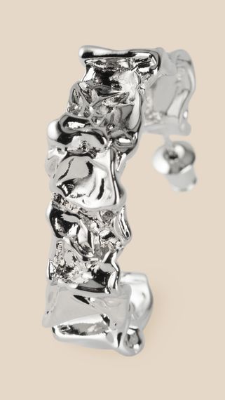 Сережки жіночі Sculptural metal LAWA WBJ02610 Малий Срібний shop (2000999550669) | Зображення 1