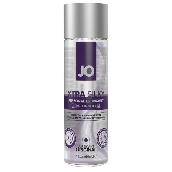 Лубрикант на силіконовій основі JO Xtra Silky Silicone (60 мл) Sex Aura