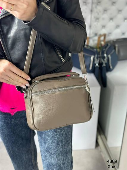 Сумка клатч кросс-боди женская Хаки | Зображення 5