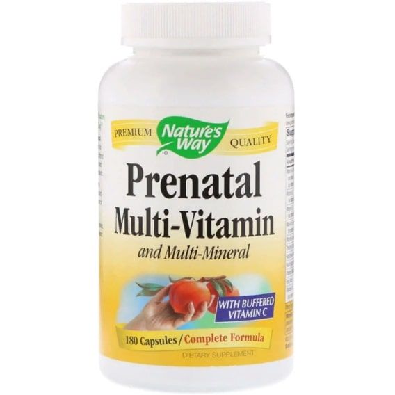 Вітамінно-мінеральний комплекс Nature's Way Prenatal Multi-Vitamin and Multi-Mineral 180 Caps NWY45130
