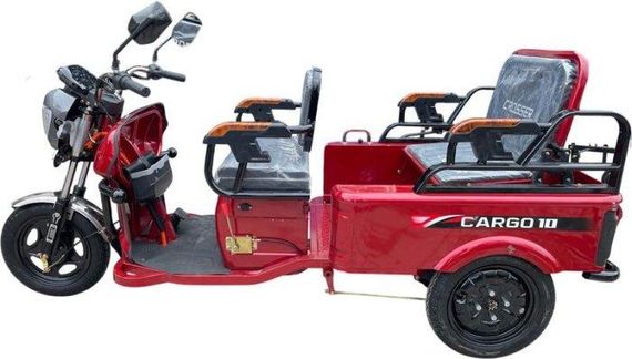 Электротрицикл Crosser CARGO 10 1000W 60V 32Ah, грузовой электроскутер с кузовом до 250 кг | Зображення 1