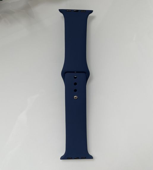 Силіконовий ремінець для розумного годинника Smart Watch 42/44 (Темно-синій) | Зображення 5