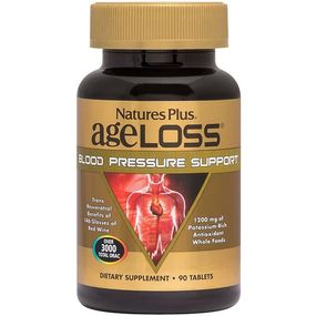 Комплекс для профілактики тиску та кровообігу Nature's Plus Age Loss Blood Pressure 90 Tabs NTP8028