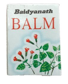 Бадьянатх Бальзам, Baidyanath Balm,10мл, Бальзам от насморка, от головной боли