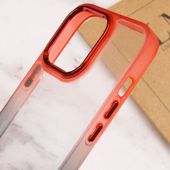 Чохол TPU+PC Fresh sip series для Apple iPhone 13 Pro (6.1") Чорний / Червоний | Зображення 3