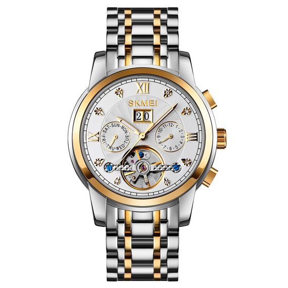 Жіночий годинник Skmei M029TGDSI Gold-Silver-Silver
