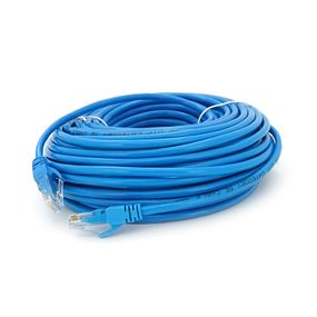 Патч-корд литой RITAR,UTP,RJ45,Cat.5e,25m,синий,Cu (медь)