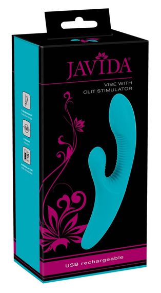 Вібратор зі стимуляцією клітора GROOVES Sex Aura