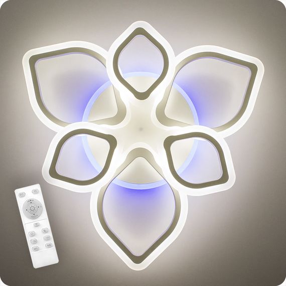 Люстра світлодіодна 517 Xlight RGB з пультом 90Вт Білий (01740) | Зображення 6