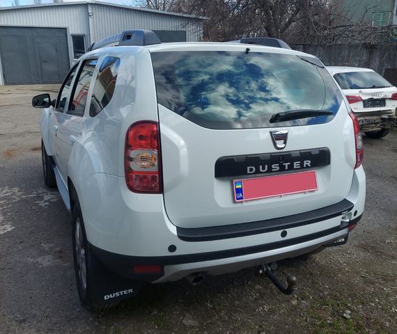 Накладка на задний бампер EuroCap (ABS) для Renault Duster 2008-2017 гг | Зображення 1