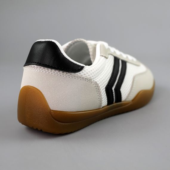 Кеди жіночі 591418 Білі сірі 36 37 38 39 40 41 | Зображення 5