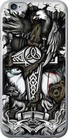 Чехол на iPhone 6 Plus Тату Викинг "4098u-48-17620"