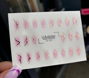 Фольгированный слайдер UAslider CF 247 на водяной основе (7x10см)