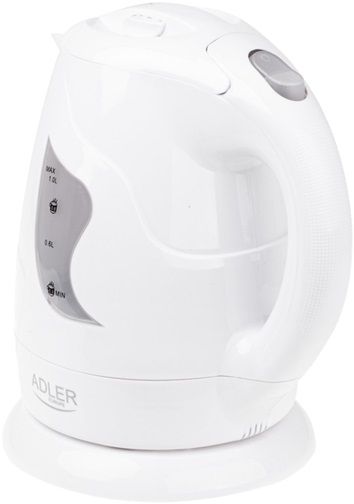Електрочайник Adler AD 08 white 1 л білий | Зображення 2