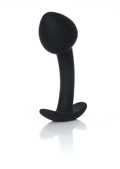 Анальная силиконовая пробка Jewellery Curved PLUG- M Sex Aura | Зображення 2
