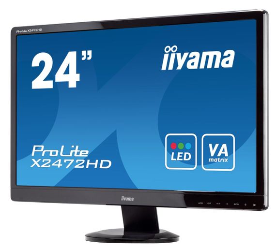 Монітор iiyama ProLite E2472HD чорний (24" VA/1920x1080/16:9/HDMI/DVI/VGA) Б/В | Зображення 3