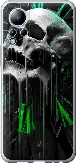 Чехол на Infinix Note 11 Череп-часы "4100u-2754-17620"