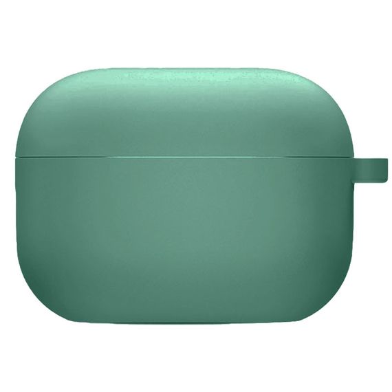 Силиконовый футляр с микрофиброй для наушников Airpods 3 Зеленый / Pine Needle | Зображення 1