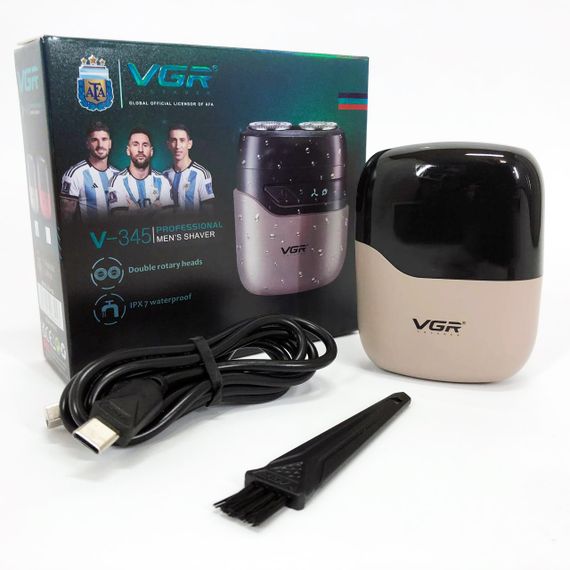 Электробритва VGR V-345. Цвет: бежевый | Зображення 1