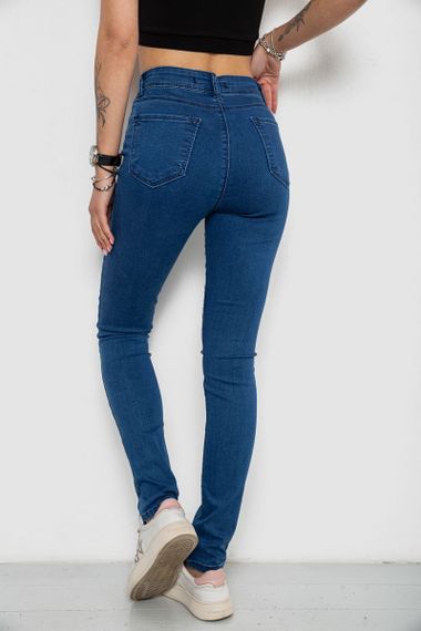 Джинси жіночі Skinny, колір синій, 182R3629 | Зображення 3
