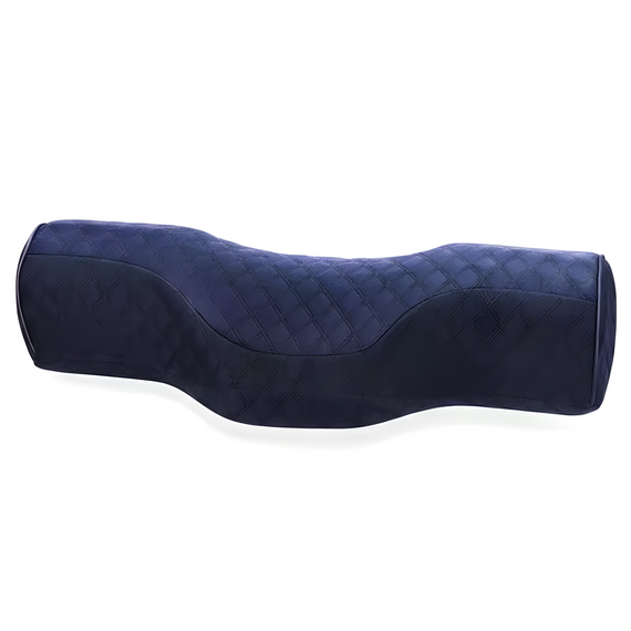 Ортопедична подушка для сну Memory Foam з підтримкою шиї синя