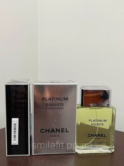 Чоловіча туалетна вода Chanel Egoiste Platinum 100 мл з магнітною стрічкою | Зображення 1