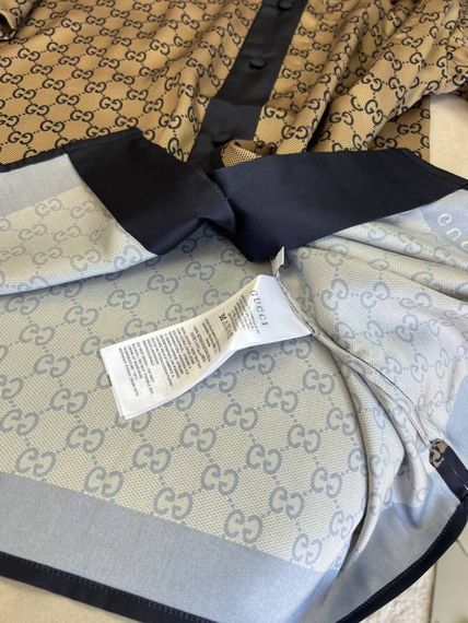 Комплект Gucci Printed Beige бежевий (футболка + шорти) sp127 | Зображення 8
