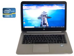 Ноутбук Б-класс HP EliteBook Folio 1040 G3 / 14" (1920x1080) TN / Intel Core i5-6300U (2 (4) ядра по 2.4 - 3.0 GHz) / 8 GB DDR4 / 256 GB SSD / Intel HD Graphics 520 / WebCam / Win 10 Pro б/у