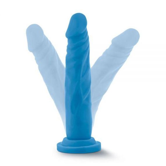 Фаллоимитатор NEO 7.5INCH DUAL DENSITY COCK NEON BLUE sexstyle | Зображення 1