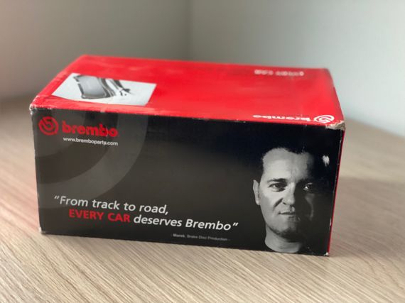 Гальмівні колодки дискові, передня вісь BREMBO, P50108 | Зображення 2
