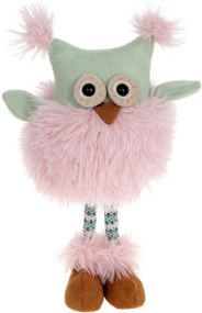 М'яка іграшка «Совушка Тіффані Пінк» 32х17х12см, рожевий з м'ятним