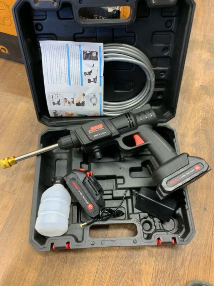 Мойка высокого давления Даджет AquaGun беспроводная мойка с работой от аккумуляторных батарей | Зображення 4