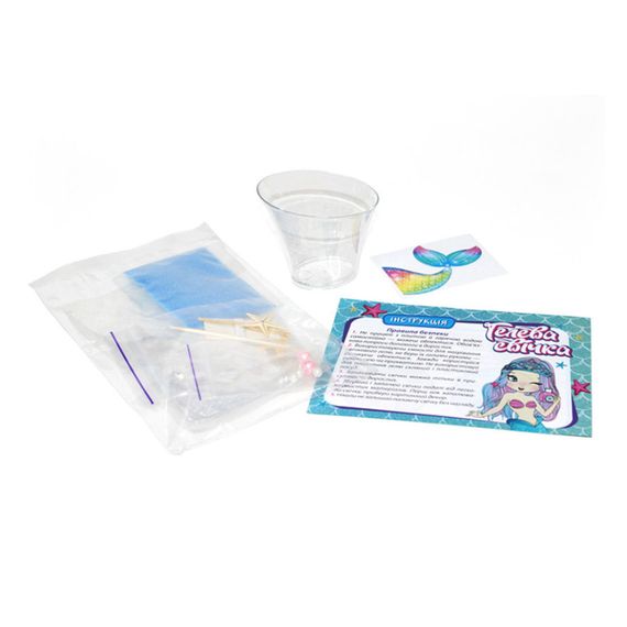 Гелевая свечка в стаканчике "Сокровища моря" 10100524 своими руками | Зображення 3