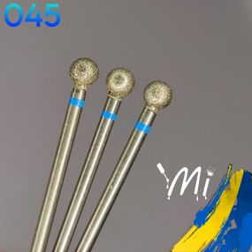 Фреза алмазная Мі шар синяя 4,5 мм