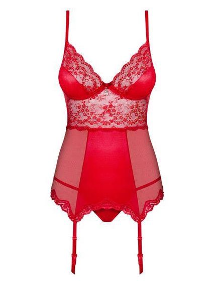 Корсет із підв'язками для панчохи Obsessive Lovica corset S/M sexstyle | Зображення 2