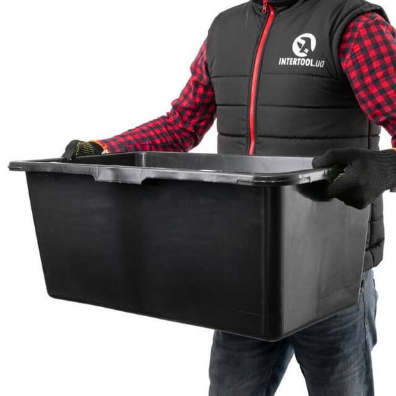 Таз будівельний прямокутний, 65 л INTERTOOL KT-0065 | Зображення 3