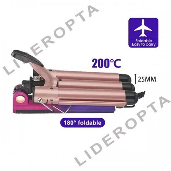 Плойка для волосся 3 хвилі XPRO DSP 20247 (44728-20247_691)